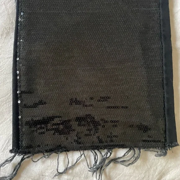 Express Black High-Rise Straight Ankle Pants - Picture 7 of 8